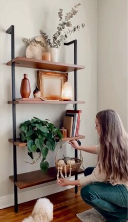 CB2 modern wall-mounted bookcase