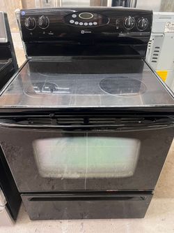 Black Maytag Stove
