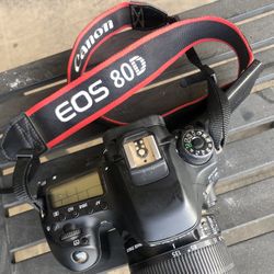 Canon EOS 80D With 18-135 MM Lens