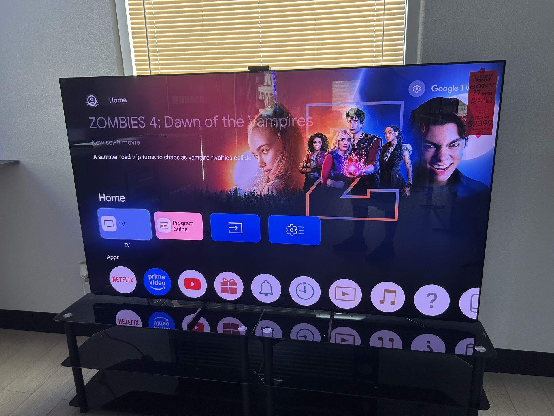 Sony 77" qd-oled A95L Tv