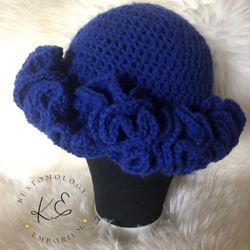 Crotchet Ruffle Hat