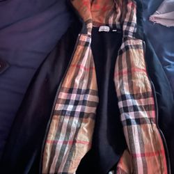 burberry zip up