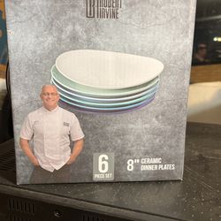 Robert Irvine 8 “ Ceramic Diner Plates  $10