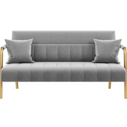 Modern Velvet Small Sofa - 615503
