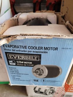 Swamp Cooler Motor 1/2 HP 2 Speed