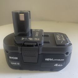 RYOBI ONE+ 18V 4.0 Ah Lithium-Ion Battery