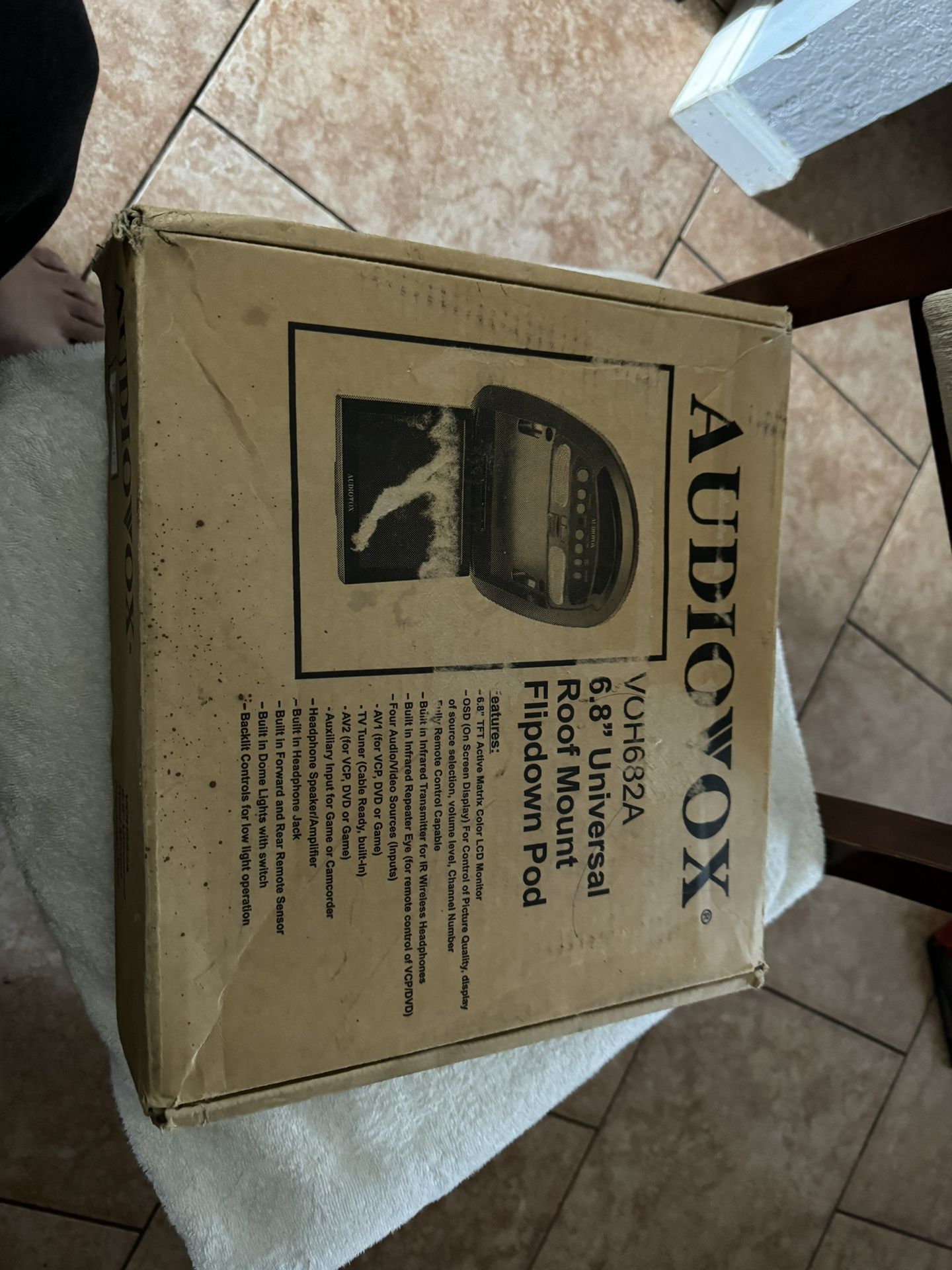 Audiovox Flip Down DVD Player For Any Vehicle