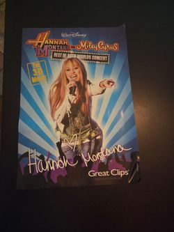 Disney camp rock & Hannah Montana poster