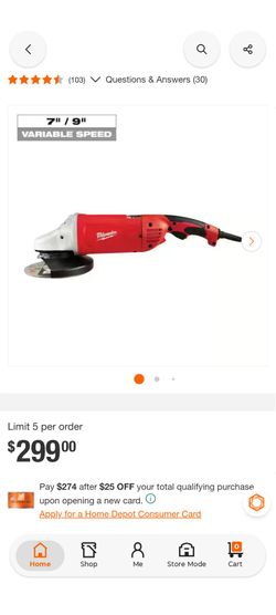 Milwaukee Angle grinder