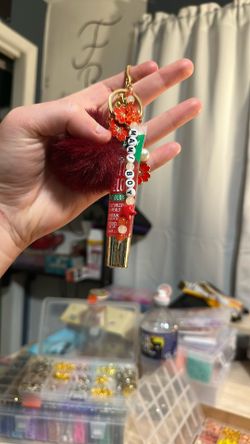 Handmade Lipgloss Keychain 
