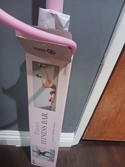 Pink ilates fitness bar