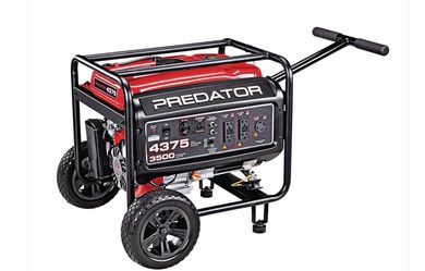 4375 Watt Max Starting Extra Long Life Gas Powered Generator