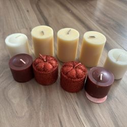 Set Of 9 Votive Candles