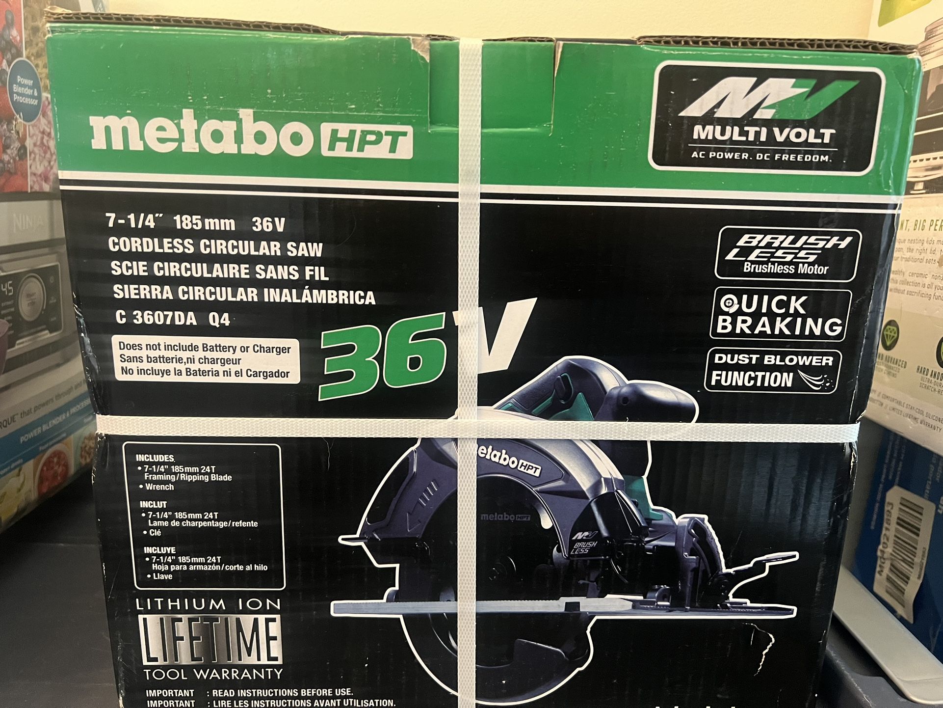 Metabo Hpt 36v 7 1/4 Inch Circular Saw 