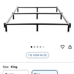 King Bed Frame New In Box