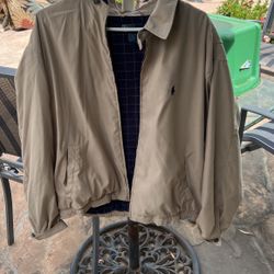 XL Brown Polo Jacket 