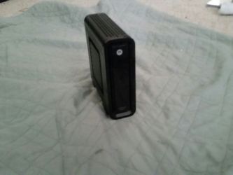 Motorola dual Broadband modem