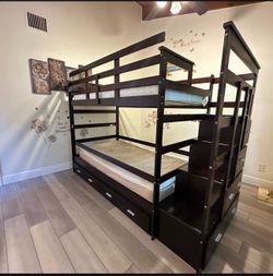 BUNK BED Natural Wood