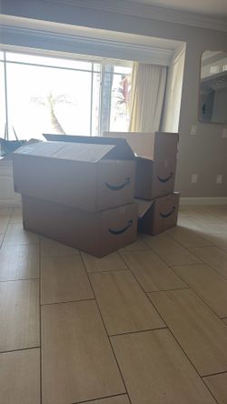Free moving boxes new huge from Amazon