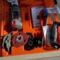 RotoZip Revolution Spiral Saw Rotary Tool with Case and Attachments. Works great!