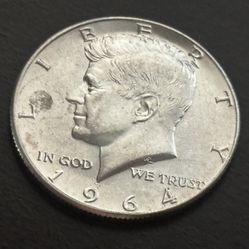 50 cents 1964   Vintage Coin USA 