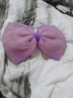 Lavender bow