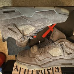 Kaws Air Jordan 4 Grey Size 11 