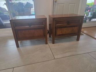 Mid Century  Nightstands-Bedside Tables