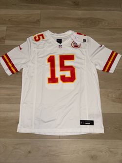 Patrick Mahomes #15 Kansas City Chiefs White Away Jersey Size Large NEW With Tags
