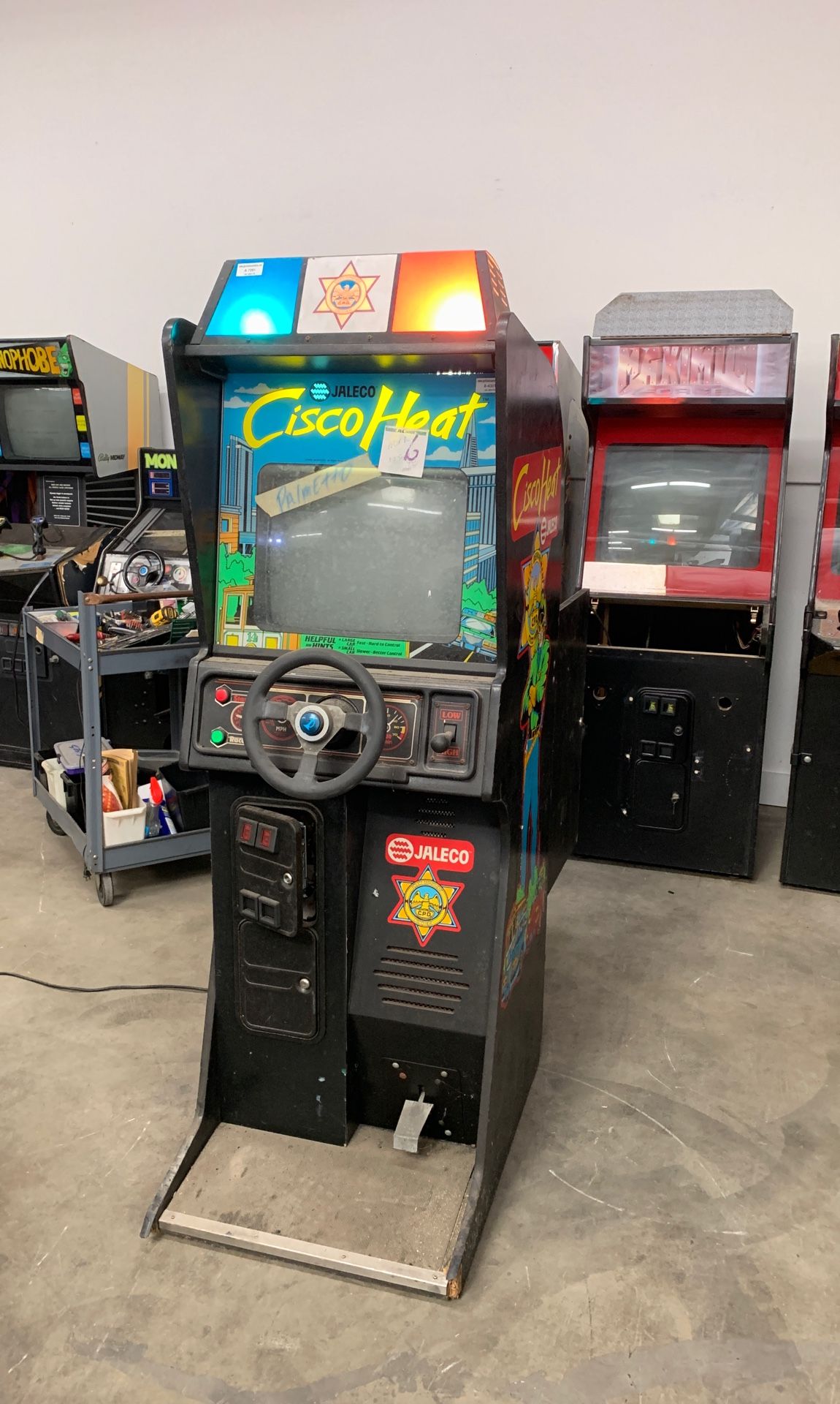 19” empty Cisco heat jamma cabinet arcade video game