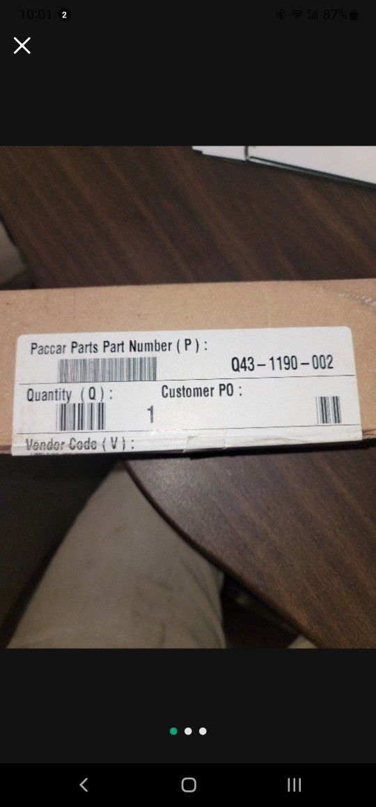 Paccar Digital Speedometer