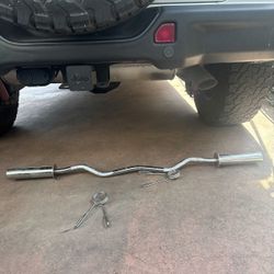 OLYMPIC CURL BAR WEIGHTS ABOUT 25LBS