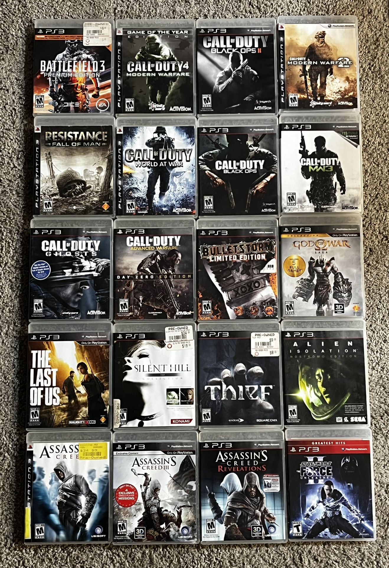 20 PS3 Games