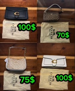 Coach purse lot.