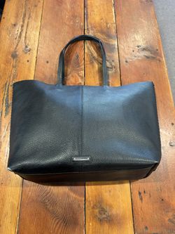 Rebecca Minkoff Large Black Leather Tote Bag