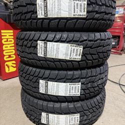 (4) - 205/65/16 Mastercraft Glacier Trex Snow Tires