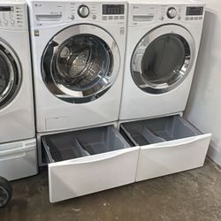 LG Set Steam Washer And Dryer 🎈 