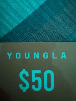 YOUNG LA $50 gift card unused