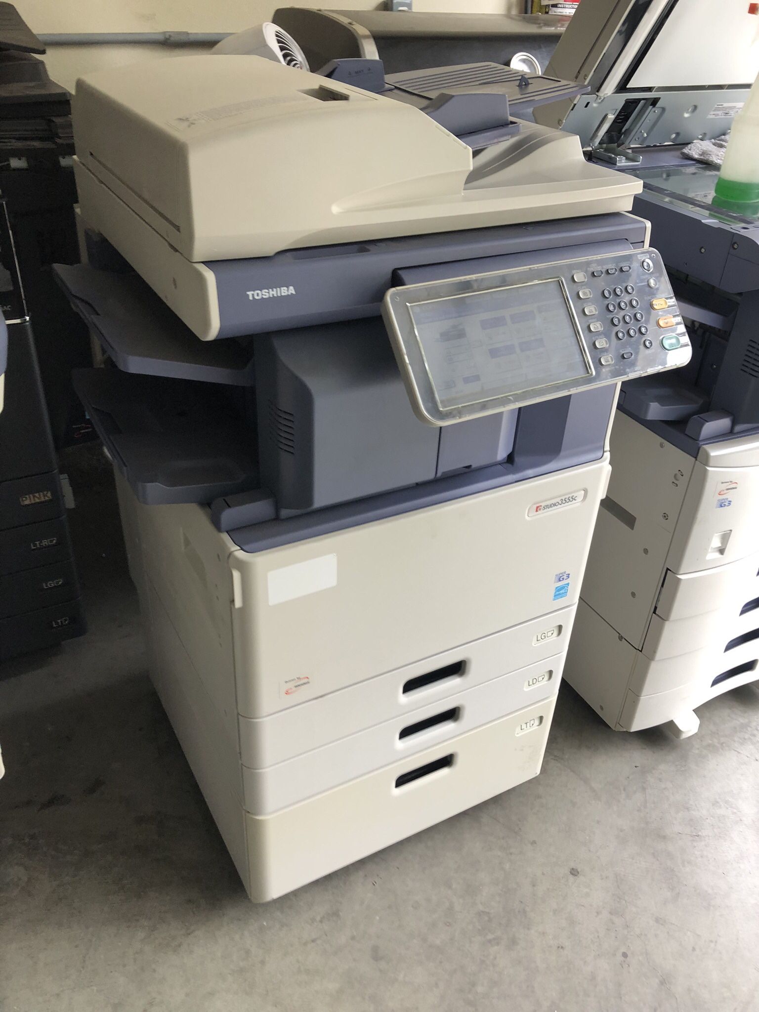 Toshiba Estudio 3555c Color Copier/print/scan/finisher Low Meter!