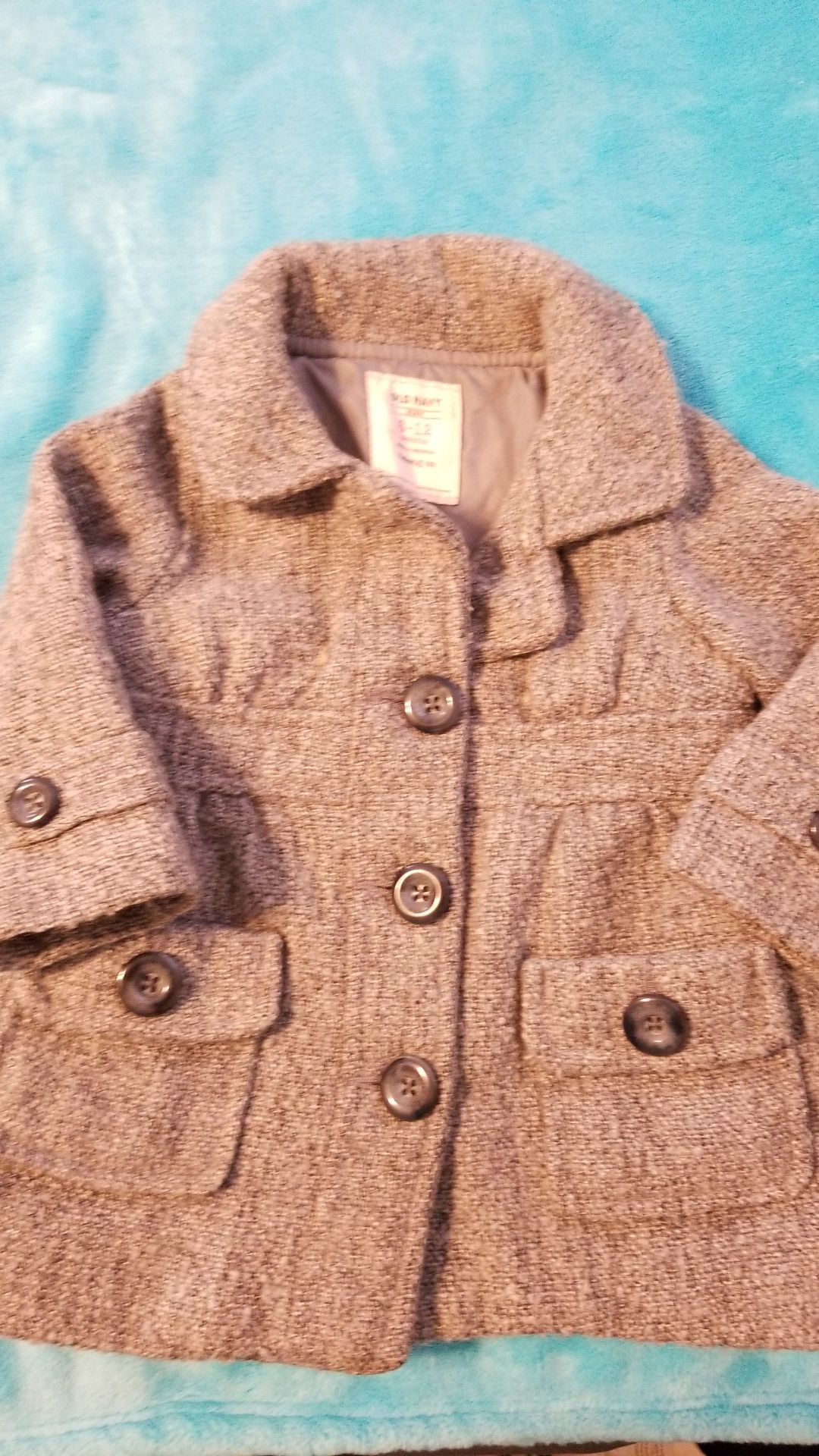 Little girls Old Navy Peacoat Size 6-12 Months