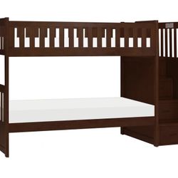 Twin Over Twin Bunk Beds/ Mattresses Included