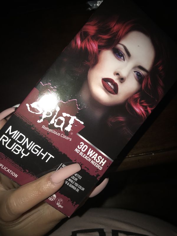 Splat Midnight Ruby Hair Dye For In Oxnard Ca Offerup Splat Midnight Ruby Hair Dye For