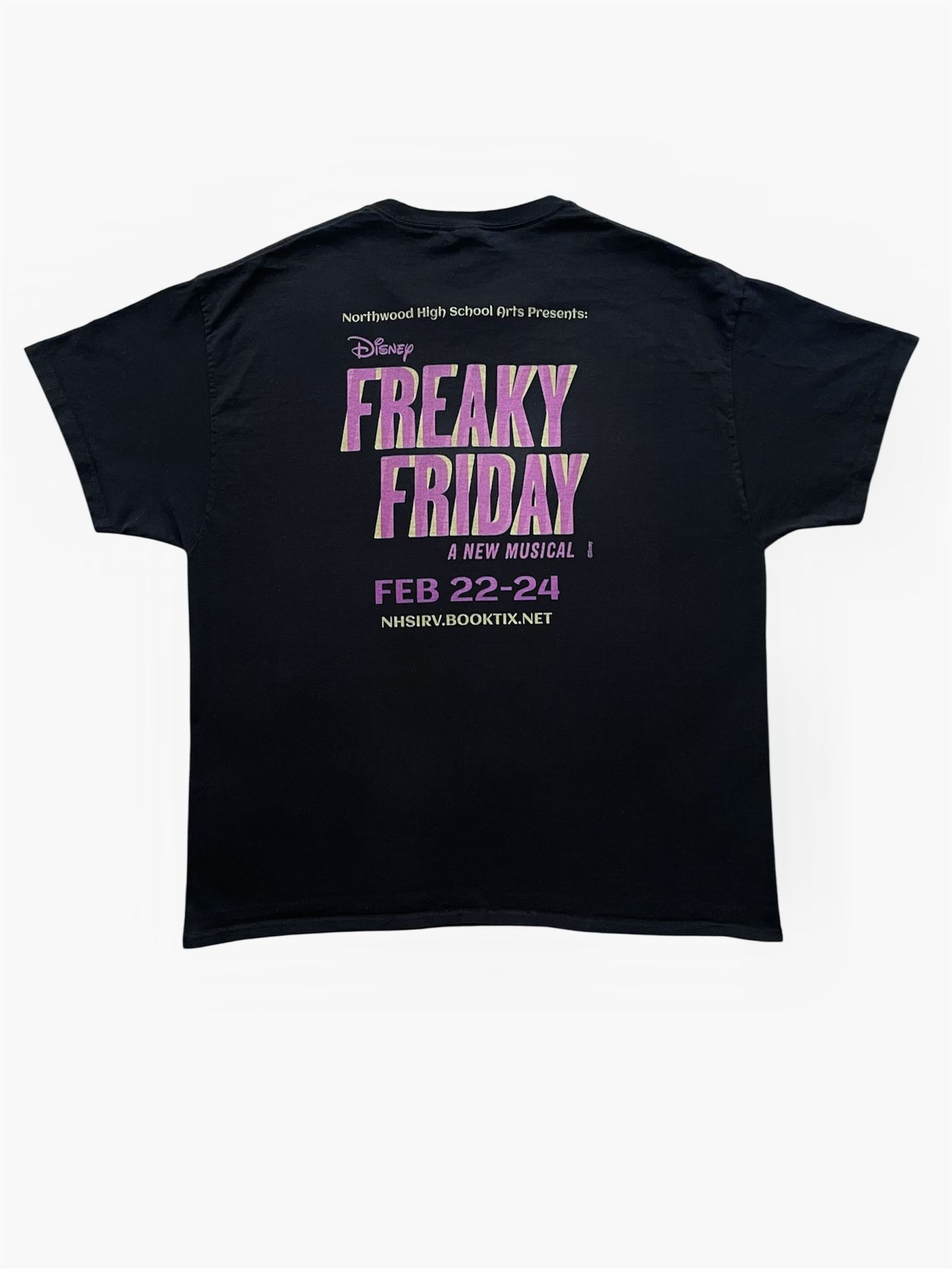 Disney Freaky Friday Movie musical black T shirt Size XL for Sale in ...