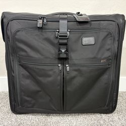 TUMI ‘Alpha 2’ Black Nylon Extended Trip 2 Wheeled Garment Bag 