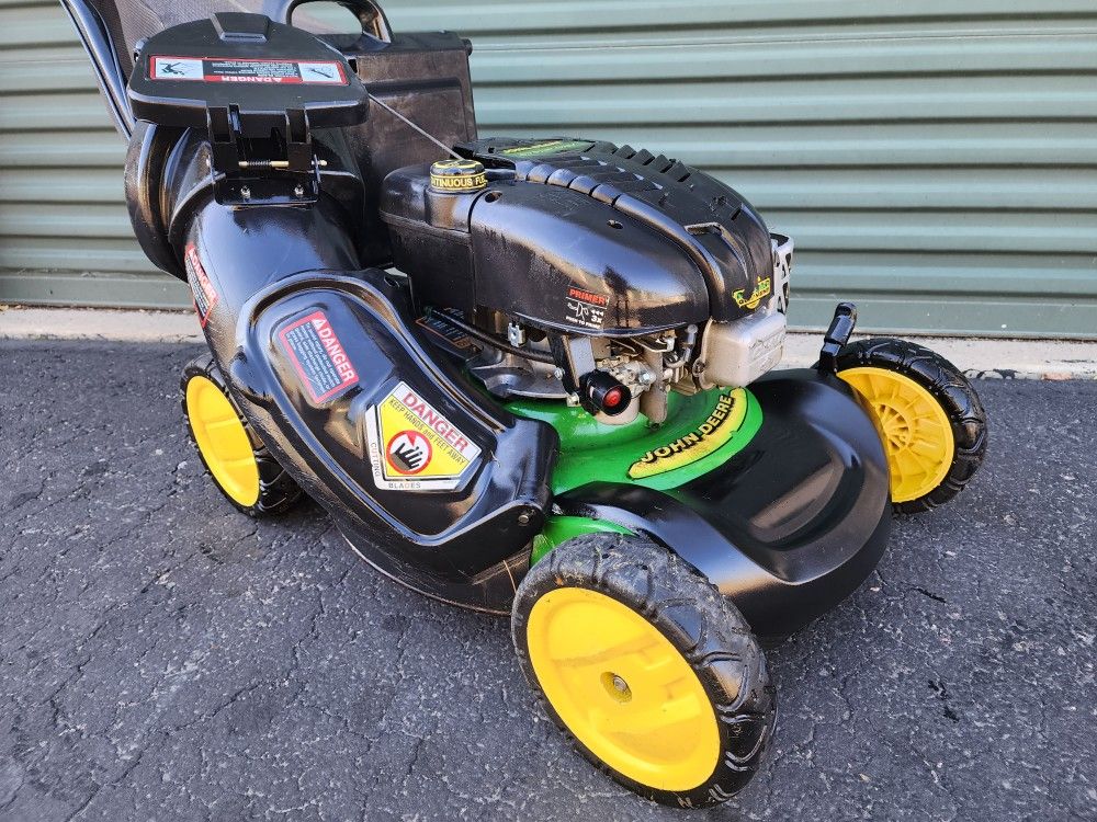 John Deere JS63 RWD Self Propelled Lawn Mower 6.5HP Briggs OHV BIG BAG! PRICE IS FIRM