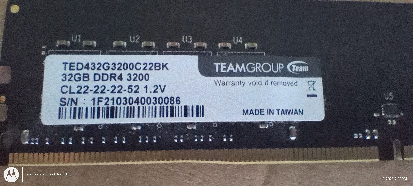 128GB DDR4 3200 RAM kit