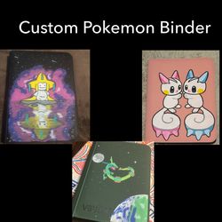 Custom Pokemon binder I paint your binder