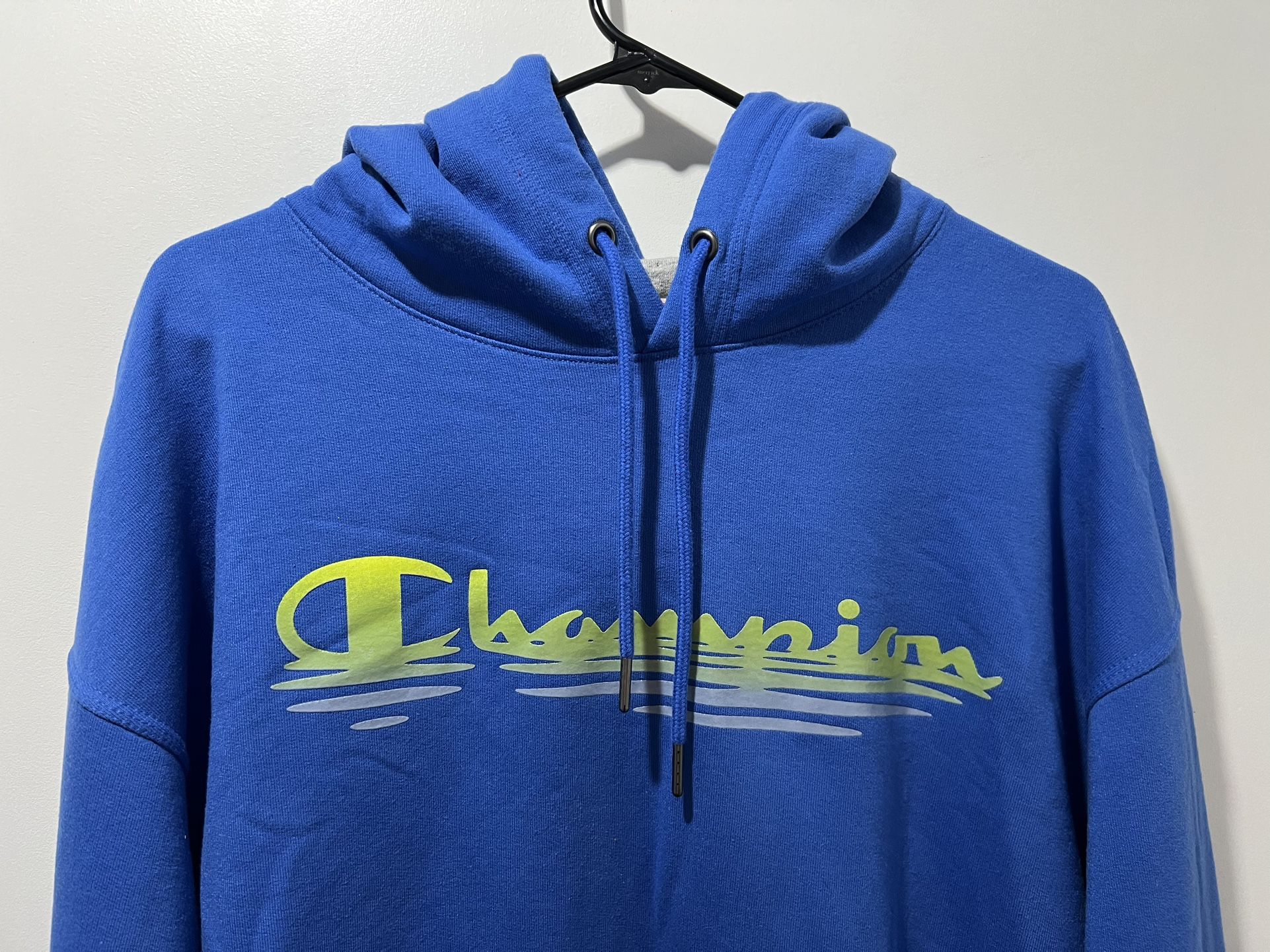 Blue Champion Hoodie Sweatshirt 