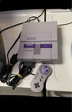 Super Nintendo video game console system COMPLETE snes vintage entertainment excellent condition nes retro gaming