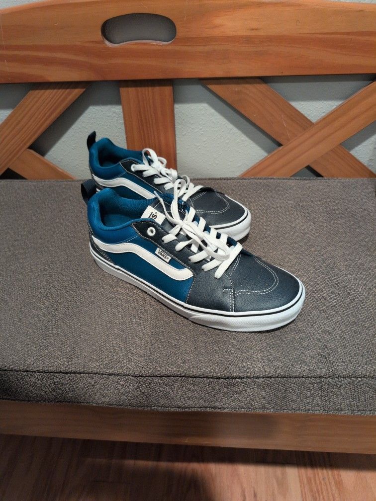 Van's Shoes, Blue And White, Size 11